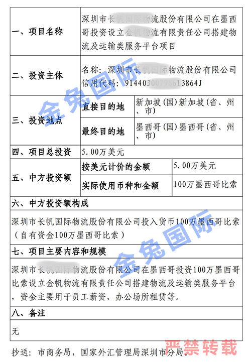 墨西哥odi备案证书2